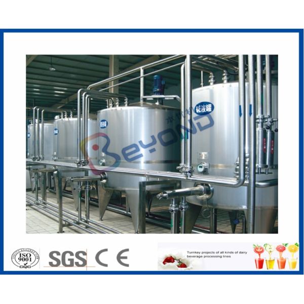 10tph Split Type Semi Auto CIP Cleaning System With SUS304 SS316 Material