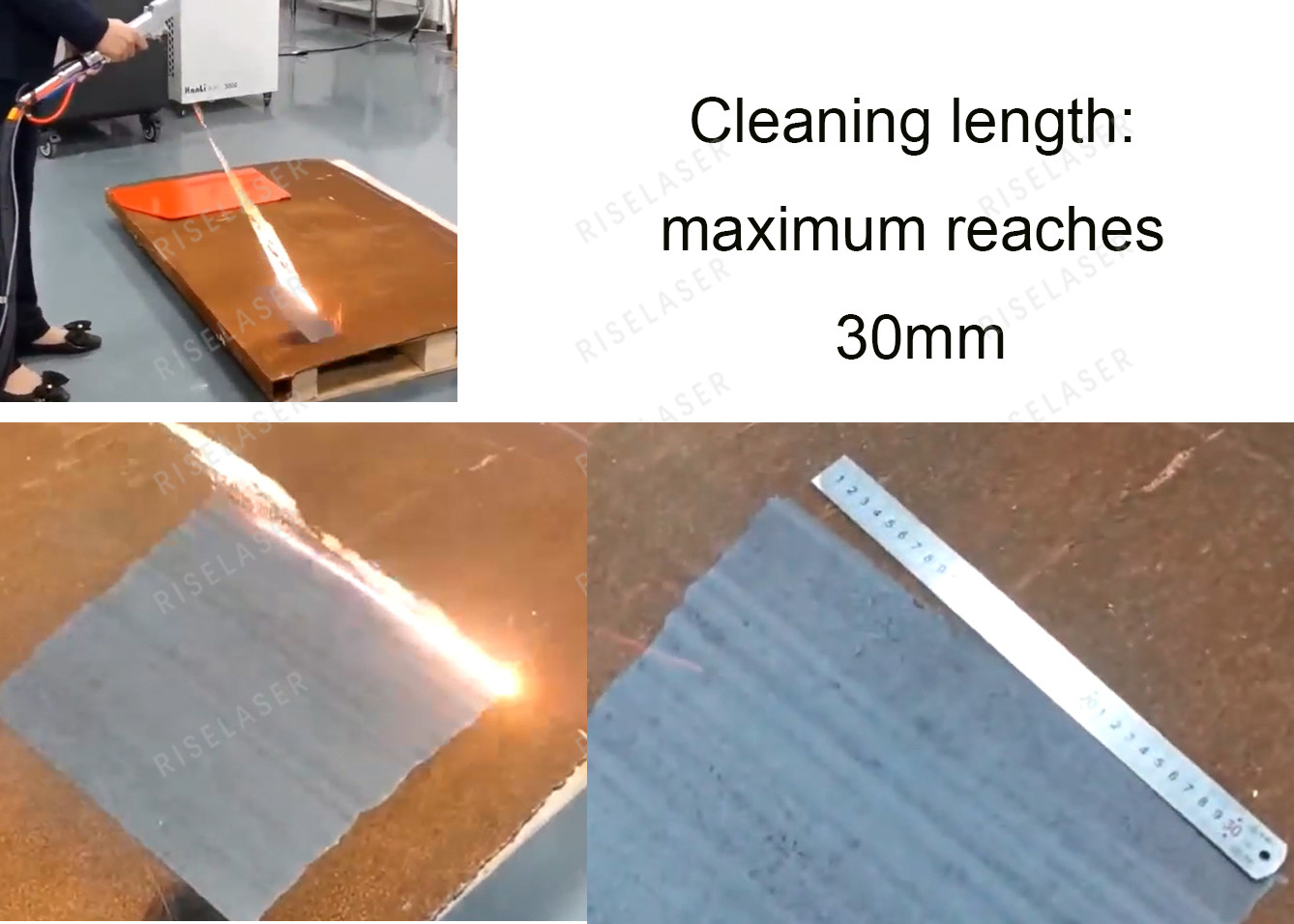 1500w Rust Remover Laser Cleaning Machine Remove Rust From Iron