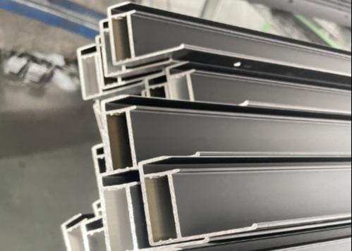 Quality Black Anodized Aluminum Solar Panel Frame Extrusion Profiles 6000 Series for sale