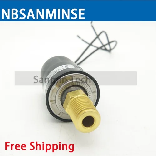 SMF08A 1/8 1/4 High Current Pressure Switch Fixed Set Point Automatic Reset Air Water Pressure Switch NBSANMINSE