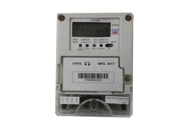 Quality Single Phase Smart Electric Meters for Automatic Remote Reading System with GPRS for sale