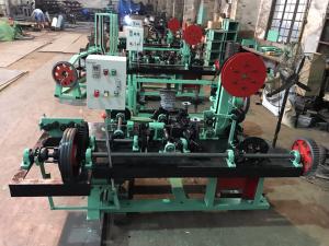 China Horizontal Double Twist Barbed Wire Machine / Barbed Wire Making Machine For Meadow Defense wholesale