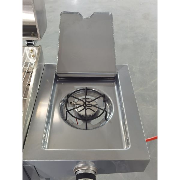 YF-01ZW06-BS Heavy-Duty Stainless Steel 6 1 Burners BBQ Gas Grill with Powder Coating