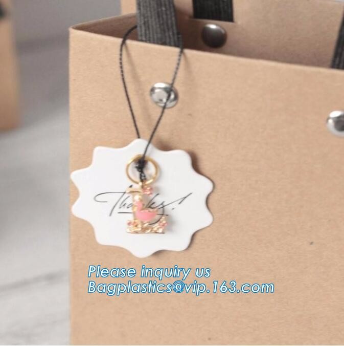 Customized Cut Printed Coated Paper Shopping Bag with Matt Lamination,rope handle custom logo printed white paper bag