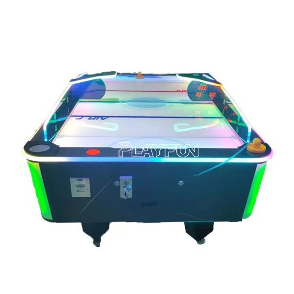 PlayFun Indoor Commercial Amusement Park Sport Air Hockey Coin Operated Arcade Table Game Machine