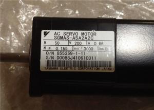 China SGMAS-A5A2A2C 50W 200V Industrial Servo Motor With 17bit Absolute Encoder wholesale