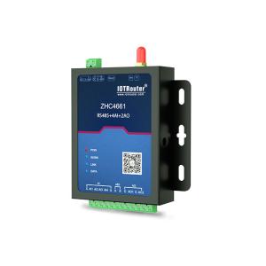 China 2AO 4AI 4 20mA Controller Analog Serial To 4G Converter Gateway Modbus IO Modem wholesale
