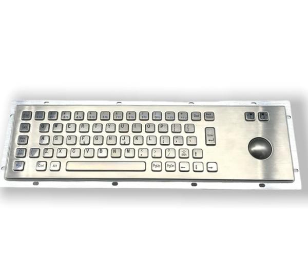 Quality Vandal Proof Kiosk Keyboard with Trackball outdoor using IP65 IK07 for sale