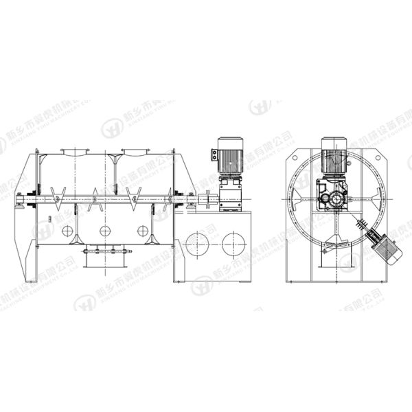 YIHU Plough Mixer Coulter Mixing Machine / Plough Mixing Machine