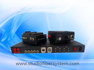 China Sony/Panasonic/JVC Camera EFP Fiber system with Party-line audio,compatible Clear-com,support tally,remote,genlock,CVBS wholesale