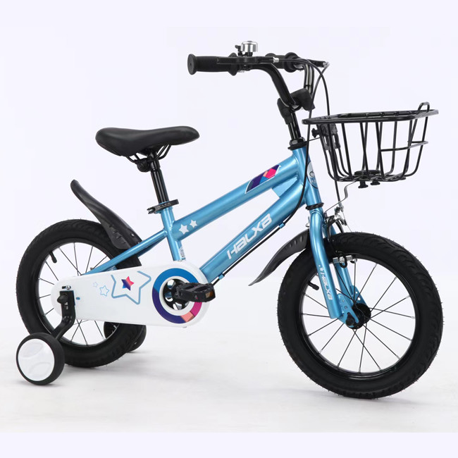 China Simple Design Lightweight Kids Bike With Steel Basket Adjustable Seats wholesale