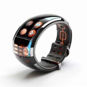 China Flexible UTG Bendable Foldable Display Screen For Wearable Device wholesale