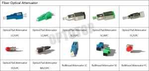 China MM Simplex Bulkhead Fiber Optic Attenuator Optic Pad Attenuator For CATV / LAN / Networks wholesale