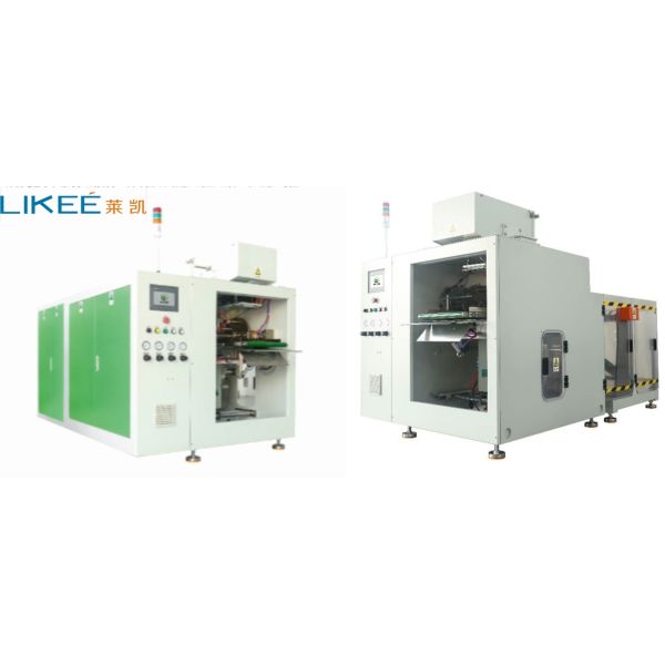 LK-CF02 Cling Film Roll Rewinding Machine Automatic Slitting Function Food Service