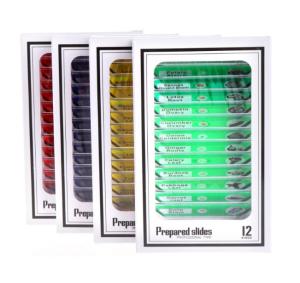 48pcs Different Prepared Plastic Microscope Slides for Homeschool Education