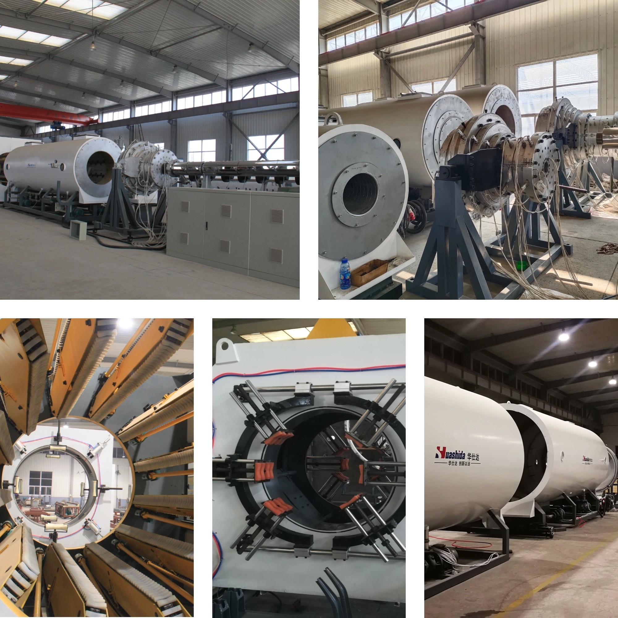 Fully Automated Polyurethane Foam Insulated Pipe Production Line With Polyethylene Wrapping
