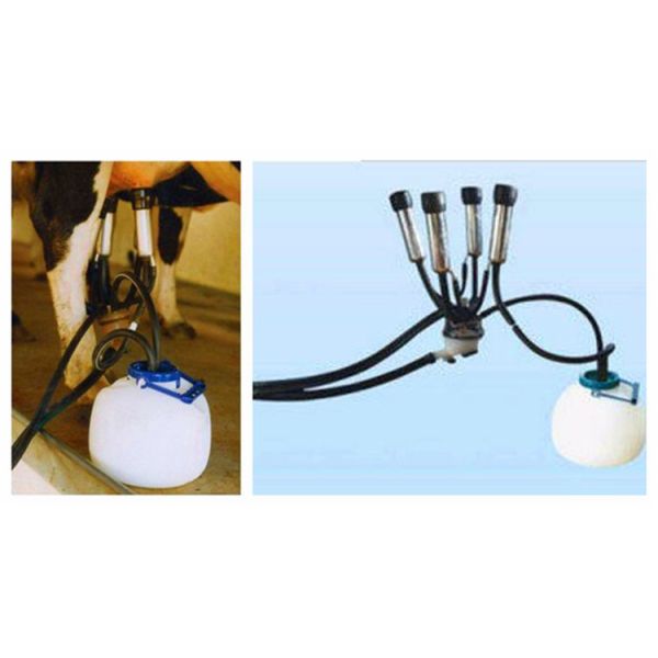 PE 8L Milk Quarter Milking Parlor Accessories For Improved Milking Process
