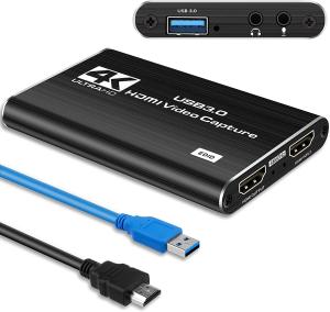 1080P 60fps HDMI Video Capture Device Portable USB C HDMI Capture Card 4Kp60 ROHS