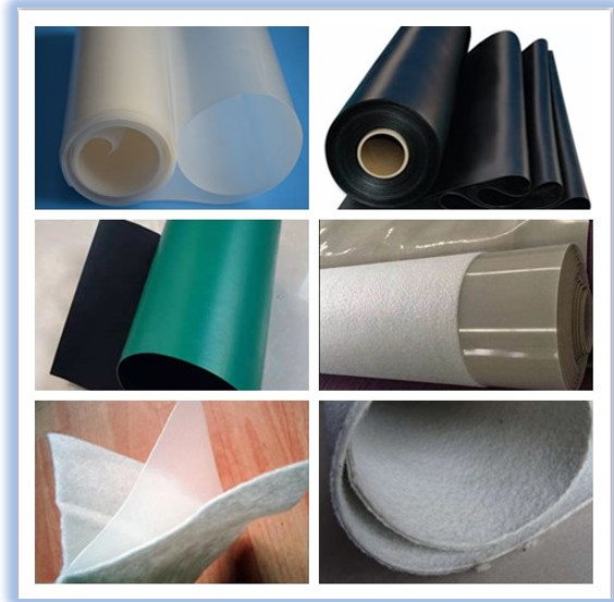 Customized smooth surface/textured/spraying rough/textile composite geomembrane sheet production line