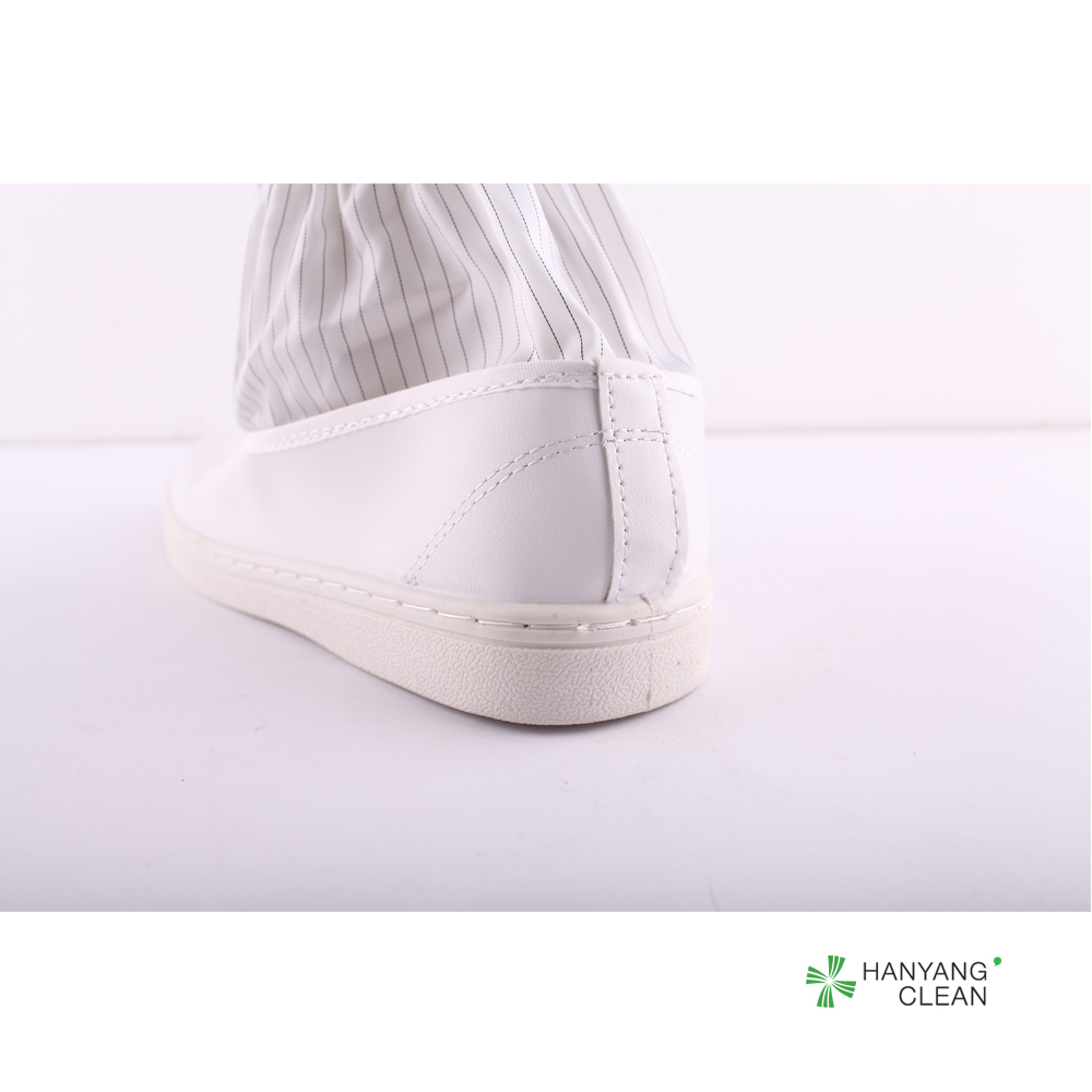 Blue And White Anti Static Shoes , ESD PU Non Slip Work Boots For Cleanroom