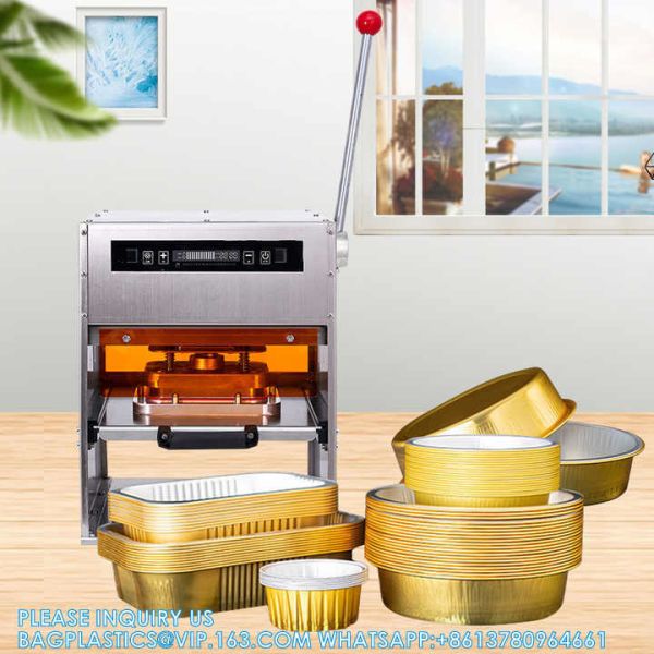 Automatic Electrical Sealing Machines, Sealer, Tray Sealer Aluminum Foil Manual Heat Sealing Machine