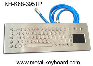 China 67 Keys Stainless Steel Ruggedized Keyboard with Touchpad Mouse wholesale