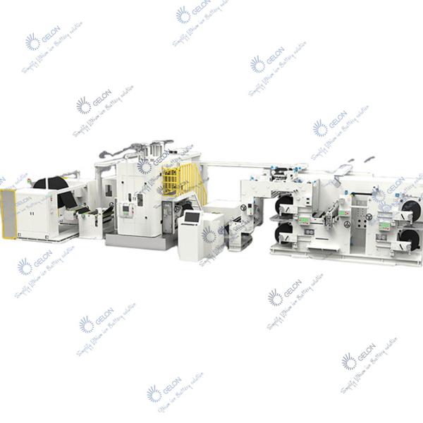 Quality Battery Electrode Slitting Machine Li Ion Battery Making Machine Roll To Roll Integrated Calendaring Slitting Machine for sale
