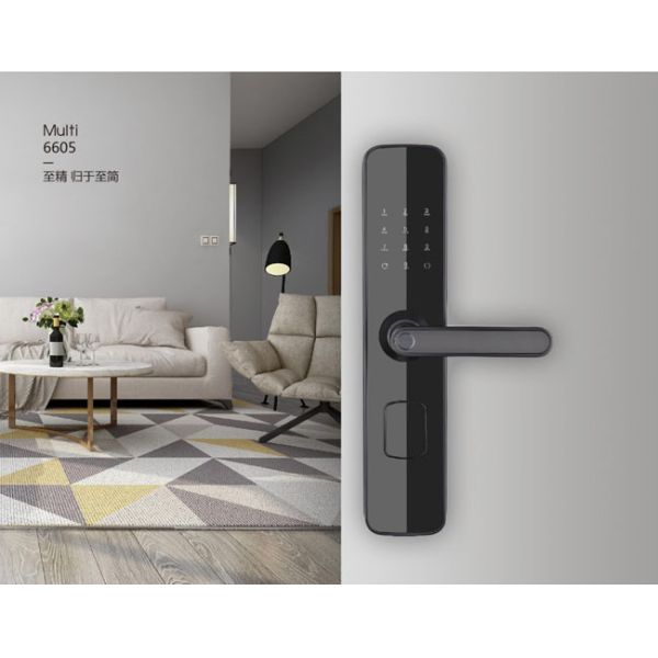 Keyless Electric Smart Card Door Lock 65mm With Free Software