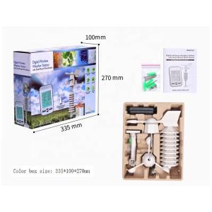China Wireless Wind Direction And Wind Speed Weather Station With Remote Temperature Measurement wholesale