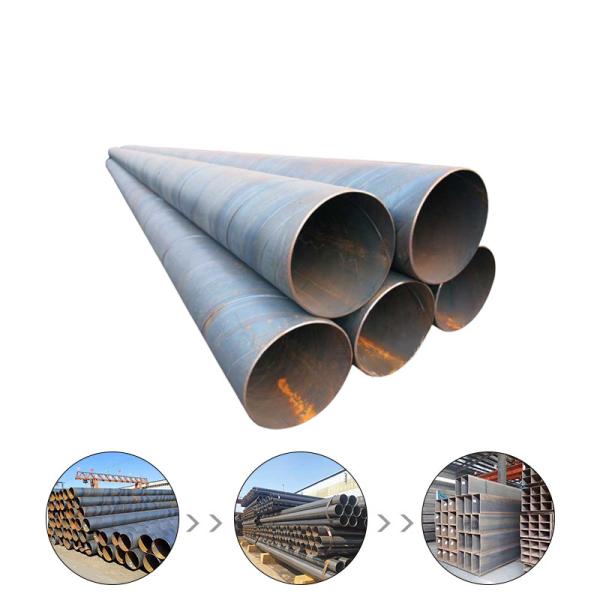 Quality Cold Drawn Welded Steel Pipes ERW Weld Carbon Steel Tube For Building Material for sale