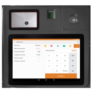 China Thermal Printer POS Register System , Touch Screen Contactless Pos Terminal wholesale