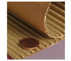 High Performance Thick E Flute Corrugated Cardboard Sheet Smooth Surface