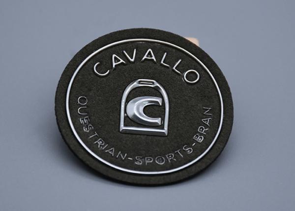 Quality Custom Shape Bags Embossed Patches Iron On Backing for sale