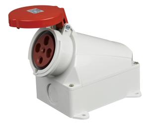 China Screwless Industrial Power Plugs Sockets , Heavy Duty 63a Industrial Socket on sale