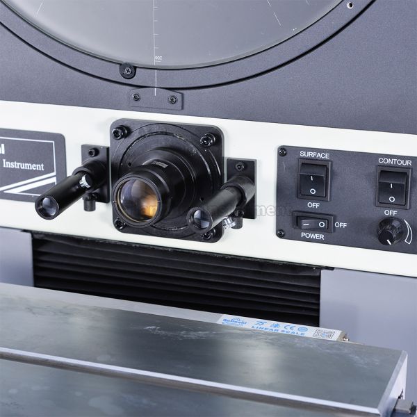 Digital Horizontal Optical Comparator Reliable Mechanical Structure For Stamping Parts