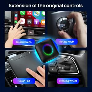 Multi Media  Cpc200 Tbox Ambient Wireless Adapter CarplayUsb Adapter 8G 128Gb Up To 512Gb Android 13 SM6625  Ai Tv Box Dongle Youtube Netflix