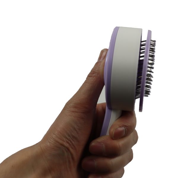 Pumpkin Shiny Small Pet Comb Brush Pet Hair Thinning Comb Dematting Defeathering