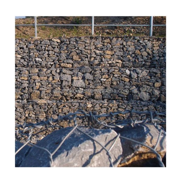 Customizable Welding Pattern Hot-Dipped Galvanized PVC Coated Gabion Box for Woven Mesh