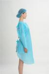 Latex Free Medical Isolation Gown , Cpe Plastic Gown Environment Friendly