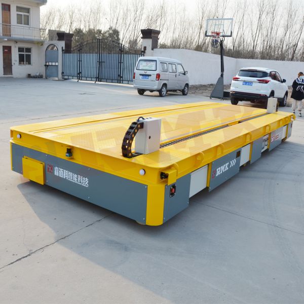 Automatic Charging Material Handling Trolley , 30T Stepless Speed Heavy Load Transfer Trolley