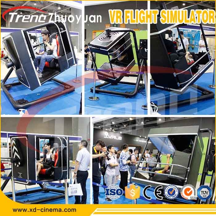 Rich Content Virtual Flight Simulator , Arcade Flight Simulator Easy Maintain