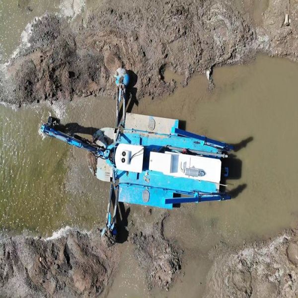 CTS Slot Type Full Automatic Amphibious River Sand Dredger for Ditch and Performance