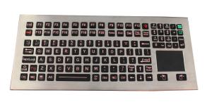 116 Keys Washable Industrial Keyboard With Touchpad Adjustable Backlight