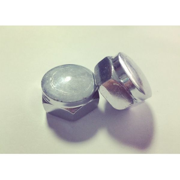 M22 Chrome Plated Carbon Steel Nuts Wheel Nuts With 1mm Pitch