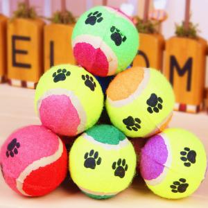 Pet Toys tennis ball training sparring colored balls Chew toys