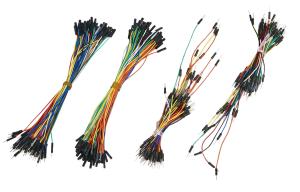 China Electrical DIY Breadboard Jumper Wires , Flexible Solid Core Jumper Wires wholesale