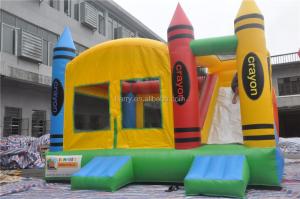 China Tarpaulin Jumping Bouncy Castle Bouncer Slide Game Inflatable Combo on sale