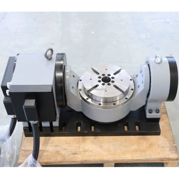 Rotary table application in CNC machining