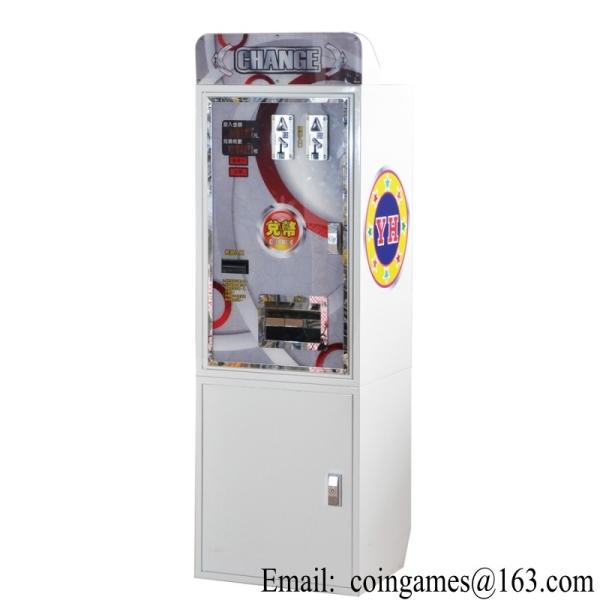 Quality Amusement Equipment Arcade Currency Exchange Token Changer Coin Change Machine for sale