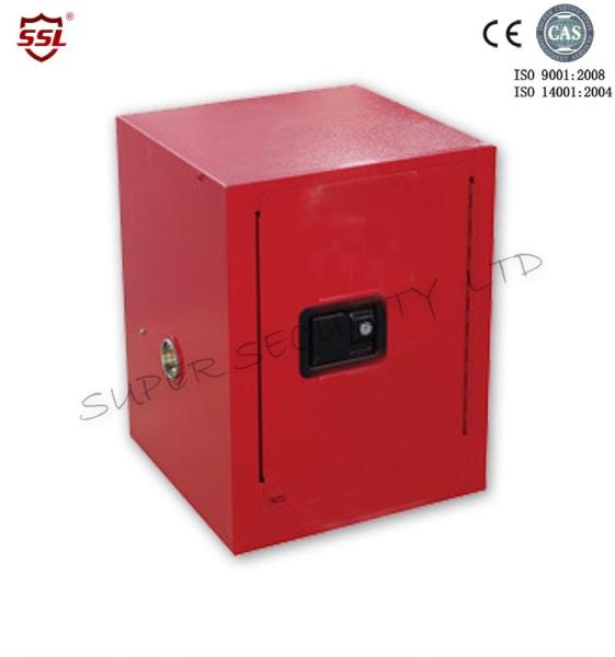 Quality Red Combustible Liquids Chemical Storage Cabinet with 4gallon for sale